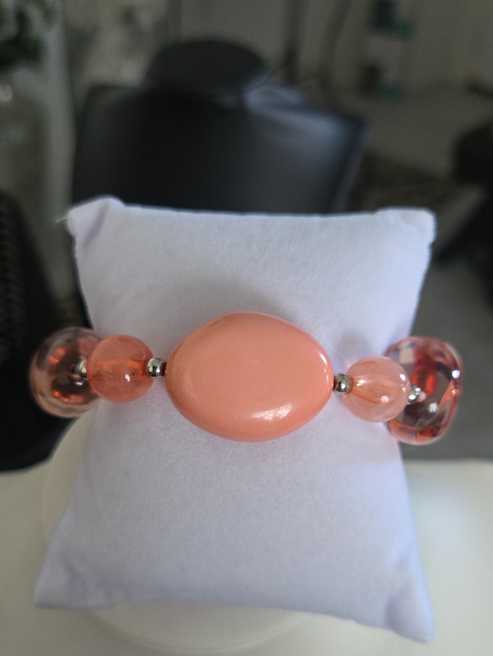 Paparazzi Multi Bead Orange Bracelet NWT